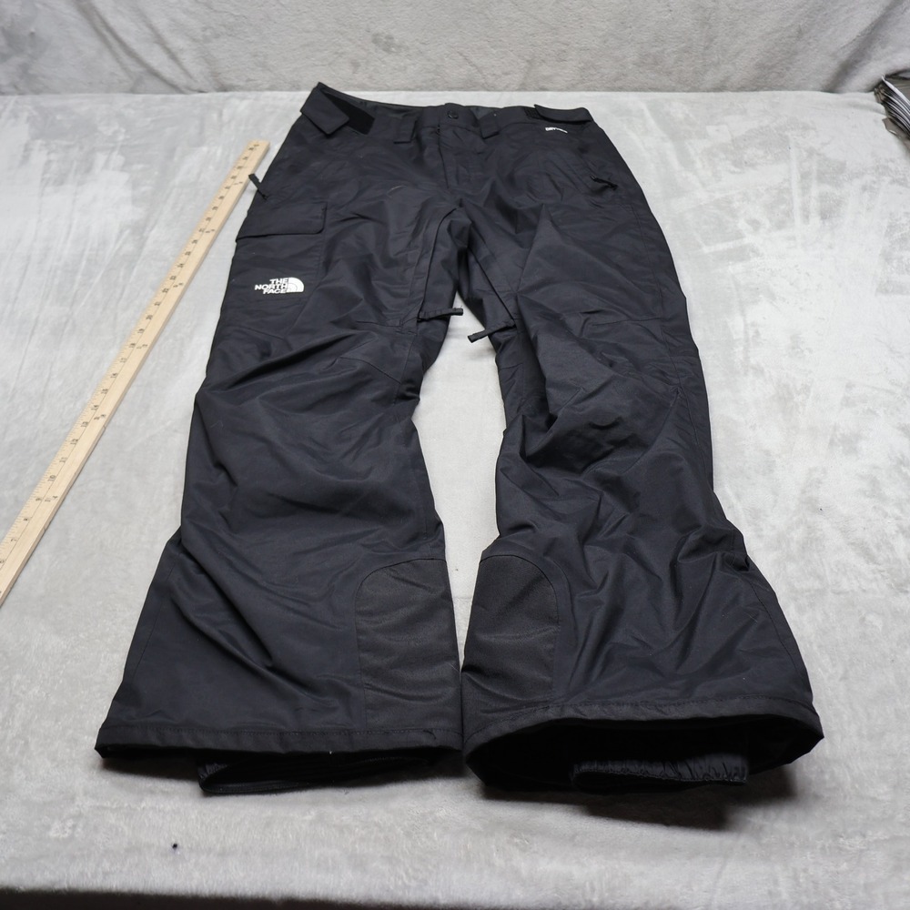 North Face Snow Pants Men Small Black Freedom Waterproof Cargo Winter READ
